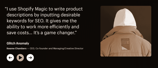 Shopify Magic – Testimonial