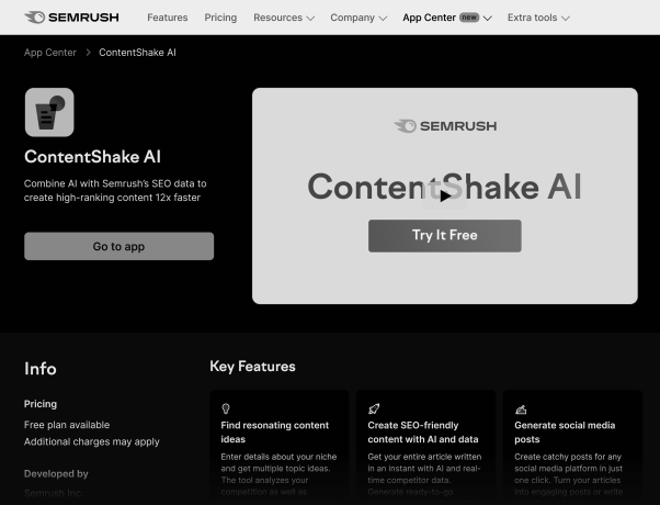 Semrush – ContentShake