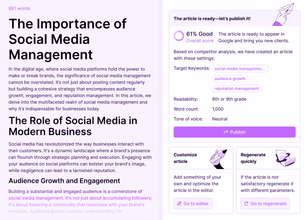 ContentShake – Article